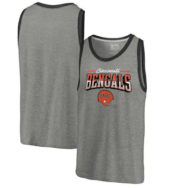 Cincinnati Bengals NFL Pro Line by Fanatics Branded Throwback Collection Season Ticket Tri-Blend Tank Top - Heathered Gray,We sell and wholesale Cincinnati Bengals NFL Pro Line by Fanatics Branded Throwback Collection Season Ticket Tri-Blend Tank Top - Heathered Gray on line form chian!